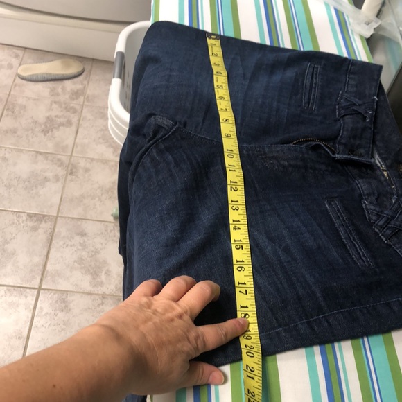 Massimmo premium wide leg denim dark wash jeans - Picture 10 of 11